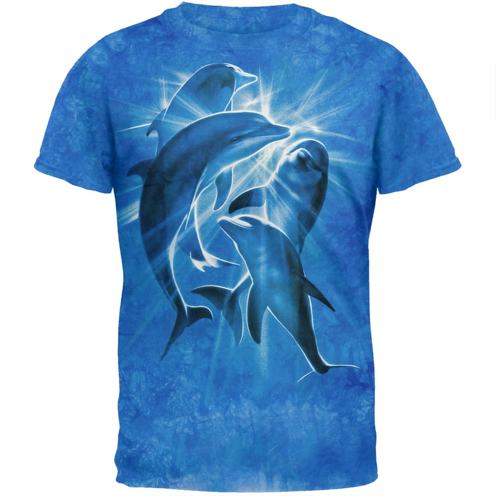 Dolphin tie dye shirt Clearance