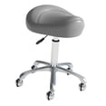 thumbnail image 5 of yotijay Saddle Stool Ergonomic Lift Stool Thick Seat Padding Swivel Salon Stool for grey, 5 of 9