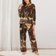 thumbnail image 2 of Fotbe Western Skeleton Cowboy Horse Conjunto de Pijama de Manga Larga para Mujer con Estampado, Ropa de Dormir de 2 Piezas, Conjunto de Casa Suave y Cómodo con Bolsillos-X-Large, 2 of 7