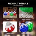 thumbnail image 6 of UBesGoo 4-Pack Holiday Ball Decor,LED Christmas Ornaments for Indoor Outdoor Display, 6 of 7