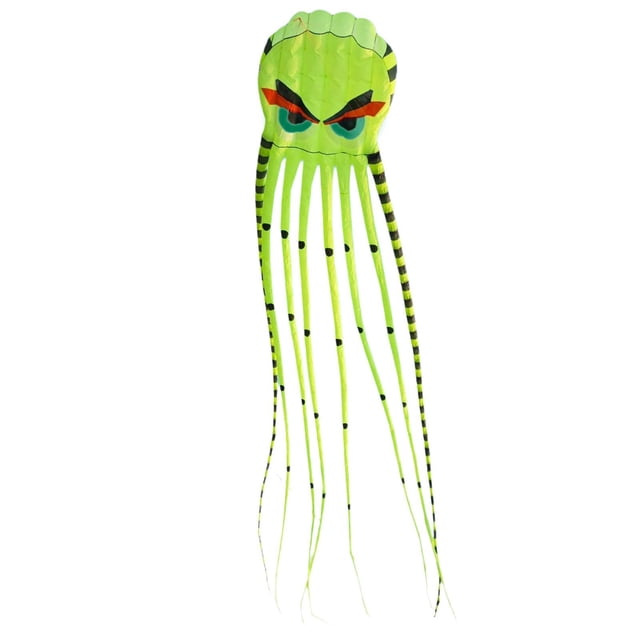 Kite resistente a la lágrima fácil de volar enorme Easy Flyer Sport Kite suave parafoil Verde