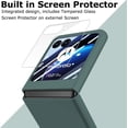 thumbnail image 2 of for Motorola Razr+ 2023 Case with Integrated Glass Screen Protector, Slim Matte Hard PC Back Cover Scratch-Resistant Full Coverage Phone Case for Moto Razr Plus 2023 - Green, 2 of 6