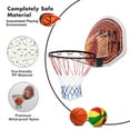 thumbnail image 6 of YYAo Basketball Hoop, Basketball System, Wall Mounted Fan Backboard with Basketball Hoop and 2 Nets, 6 of 11