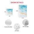 thumbnail image 7 of Blue Coastal Kitchen Dish Towels for Drying Dishes Set of 2, Summer Beach Tropical Ocean Nautical Seaside Waffle Weave Microfiber Hand Tea Bathroom Towels Quick Dry & Absorbent Towel 15.7x23.6, 7 of 7