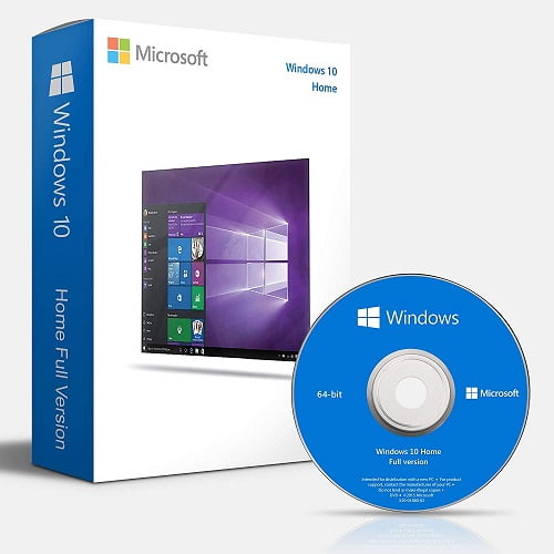 Windows 10 Home 64-bit (OEM Software) (DVD)