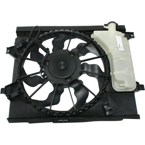 Cooling Fan Assembly Compatible with KIA SOUL 2012-2018 with Resistor 1.6L/2.0L Engine