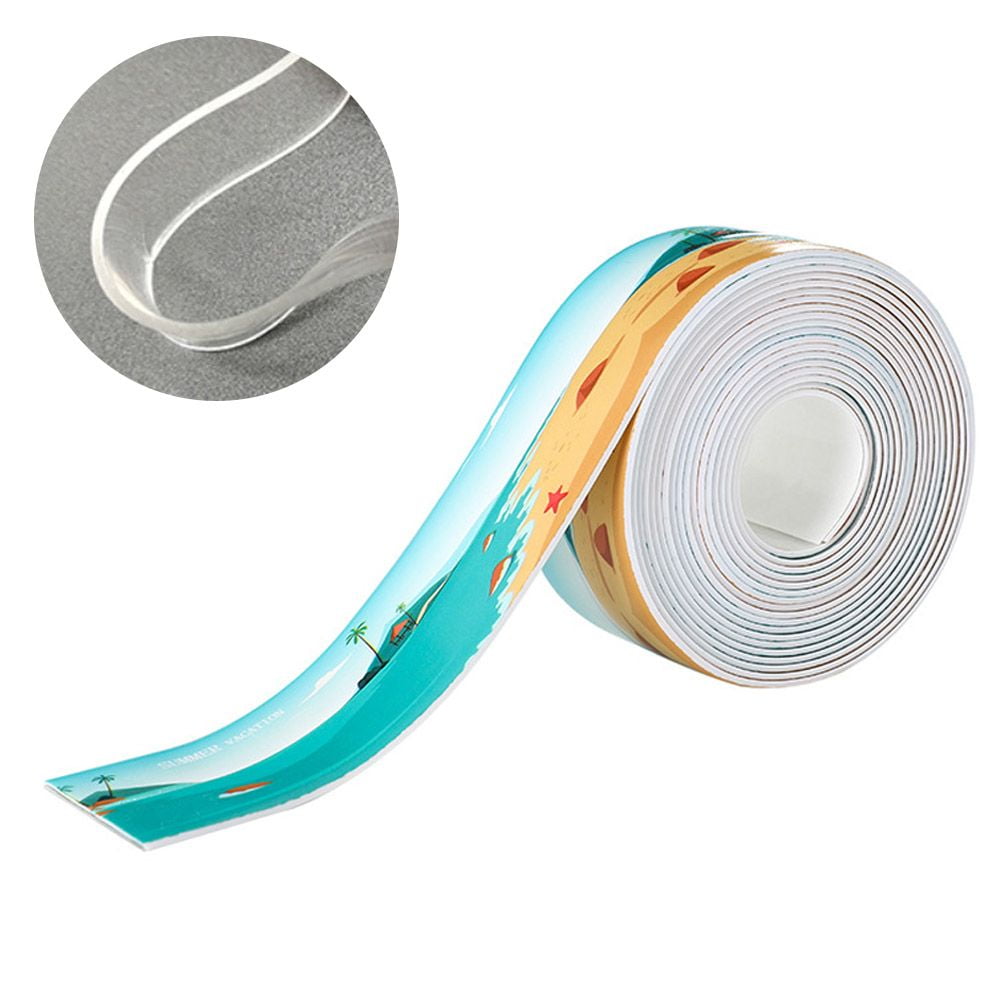 Durable Self Adhesive Sink Edge Corner Line Stickers PVC Sealing Strip