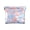 Blue Pink Shells, variant on Leather Coin Purse Pouch No Zipper Small Turquoise Bubbles Makeup Bag for Women Men Cosmetics Jewelry 4.3x3.7 inch