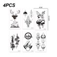 thumbnail image 2 of 24 hojas de tatuajes temporales para mujeres, arte corporal, pegatinas para niñas y adultos., 2 of 6