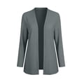 thumbnail image 5 of Guluxicc Women's Lounge Jackets Open Front Long Sleeve Everyday Wear Tops for Spring Summer Casual Outfits, 5 of 8