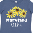 thumbnail image 4 of Inktastic Maryland Girl Black Eyed Susans Flowers Girls Toddler T-Shirt, 4 of 5