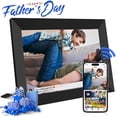 thumbnail image 4 of 10.1 inch Digital Picture Frame, 32GB IPS Smart Digital Photo Frame with Wifi and App, Auto-Rotate, Father's Day Gift, 4 of 10