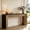 Black Dark Brown, variant on Fnova 70.9" Farmhouse Console Table, Modern Entryway Table, Long Narrow Wooden Sofa Table Behind The Couch for Living Room, Entryway, Hallway, Foyer