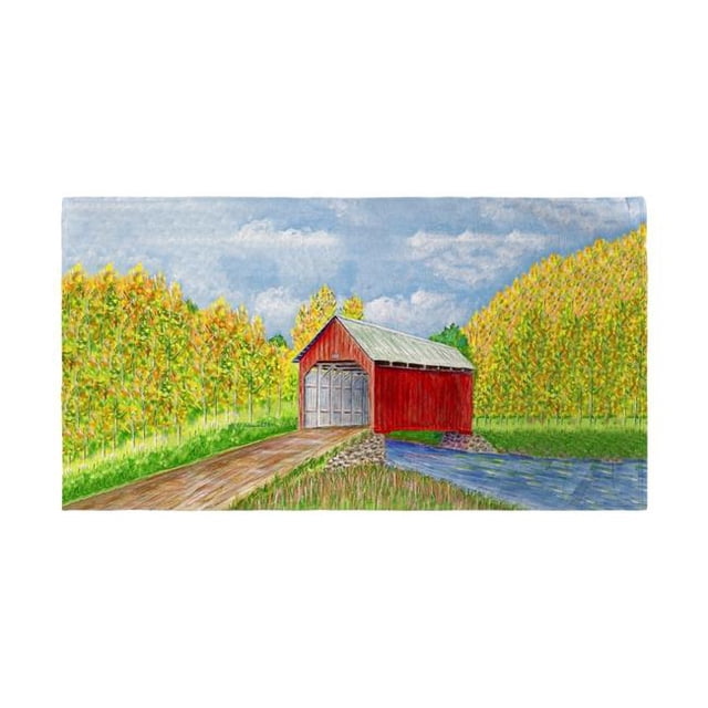 Betsy Drake BT028 Dicks Covered Bridge Beach Towel