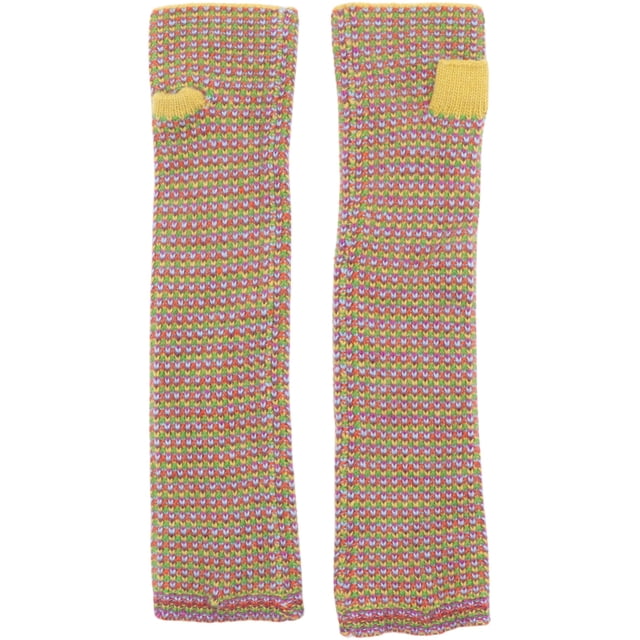 Portolano Femmes Multicolore Tricot Bras Sans Doigts Chauffe Plus Chaud - Taille Unique