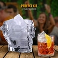 thumbnail image 4 of Skull Ice Bucket - Set of 2 Silicone Ice Cube Molds - Perfect Gift kit for Themed Parties, Halloween, 4 of 6
