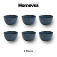 thumbnail image 4 of 6-Piece Bouillon cup, Organic Shape Highland cups, Microwave and Dishwasher Safe, Reactive glaze Blue, 4 of 6