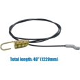 thumbnail image 4 of 47.5-Inch PVC Spiral Conveyor Clutch Traction Control Cable Replacement for Troy Bilt, Cub Cadet, MTD, Craftsman Snow Blowers - Compatible with Part Numbers 946-04230B, 746-04230, 746-04230B,, 4 of 4