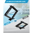 thumbnail image 4 of Kohree 6500lb 30inch RV Scissor Jacks , Heavy Duty RV Camper Stabilizer Jacks w/Crank Handle &Drill Socket,Set 2, 4 of 9