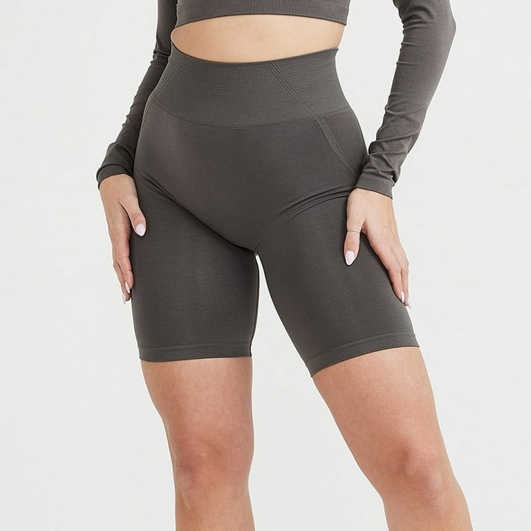 pxiakgy yoga pants women seamless high waist shorts biker shorts