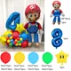 thumbnail image 5 of Globos de papel de aluminio de Super Mario XUQIANG Kit de guirnalda de arco 2 SET, 5 of 5