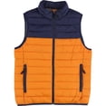 thumbnail image 1 of Club Room Mens Packable Quilted Vest, medorange, S, 1 of 2