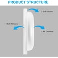 thumbnail image 2 of GoXteam 20 Pairs Eyeglass Nose Pads Anti Slip, D-Shape Thickness Adhesive Nose Grips For Glasses, Silicone Nose Pads For Eyeglasses, Sunglasses Reading Glasses, Clear, 2 of 7