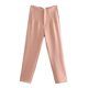 thumbnail image 1 of TRAF-ropa de oficina a la moda, pantalones de cintura alta para mujer, pantalones formales, trajes de oficina, pantalones lápiz, pantalones negros, rosas y blancos para mujer, 1 of 5