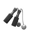 thumbnail image 1 of Cordless Jumping Rope Gym Exercise Fitness Home Weighted Cordless Ball Bearing Ropes Women Weighted Jump Rope for Kids Ball dia.3.2cm Black, 1 of 9