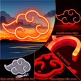 thumbnail image 3 of Nubes - Deco LED de neón rojo, accesorios de barra de letrero luminoso Deco de neón, decoraciones de pared, para dormitorio, sala de juegos, decoración de fiesta de bar, 3 of 5