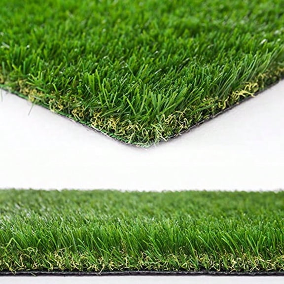 Heyroll Natural Artificial Grass Turf 4 FT x 6 FT Customized Sizes Thick Faux Grass 1.38 Indoor Outdoor Garden Rug Landscape Carpet Lawn Synthetic Fake Grass Mat