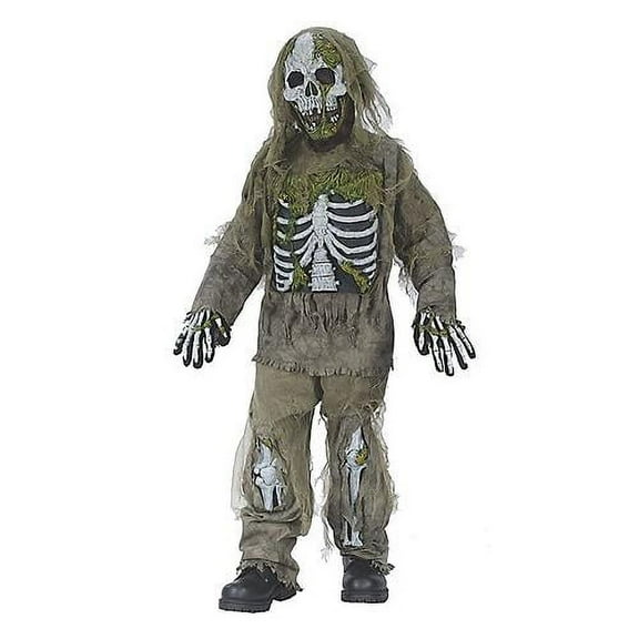 Fun World - Boy's Skeleton Zombie Costume - Child Medium(8 - 10)