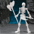 thumbnail image 7 of Magnetic Skull Joint Multi-Joint Action Figure - Fully Articulated Skeleton with Weapon Set for Desk Decoration, Sketching Practice, Halloween Gift, 7 of 7