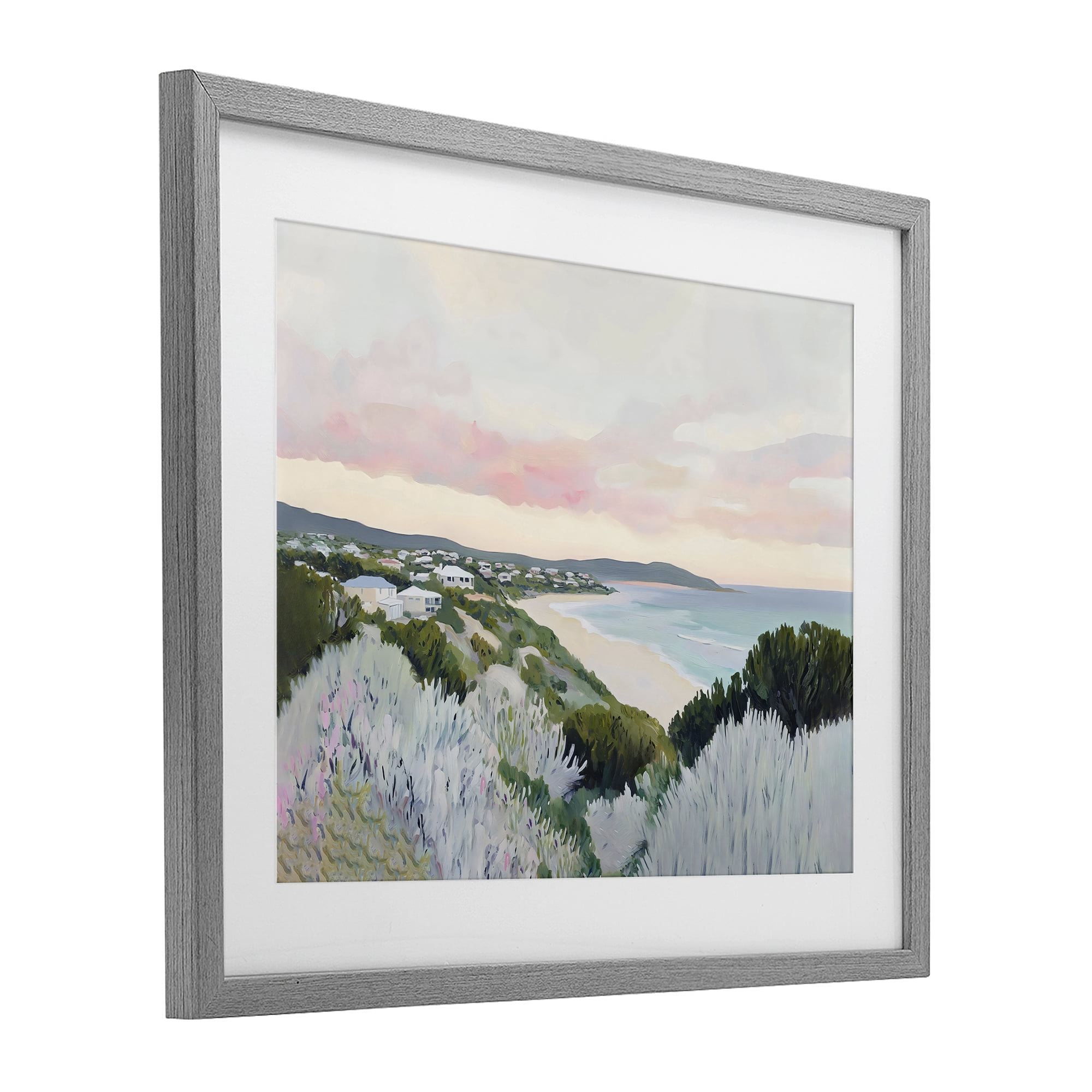 Stupell Industries Cape Cod Evening Light Gray Framed Print Under Glass, design by The Prints Vibe