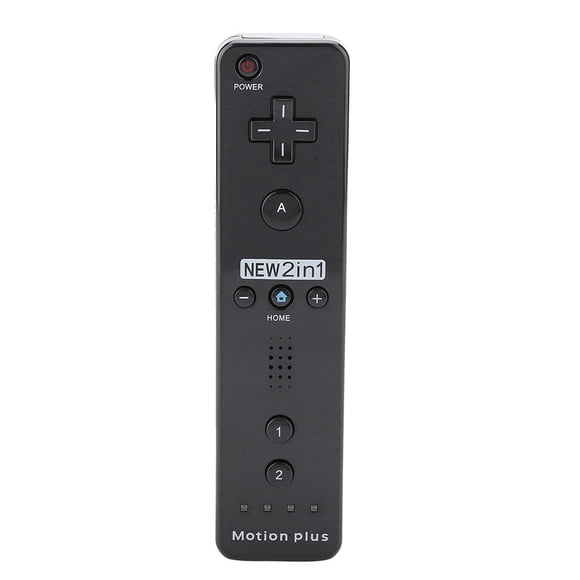 Controlador de juego Bling Bling para Nintendo Wii y WiiU negro