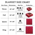 thumbnail image 4 of Sacred Thread Fleece Blanket South Western, Reversible Mexican, Vibrant Aztec Blankets and Throws for Aztec Decor for Home (Pink Flannel / Flannel) (Queen (79''x95''), 4 of 9