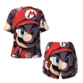 thumbnail image 5 of Lsque Mario Women's Short-Sleeved Pajama Set - 2 Piece Soft and Lightweight Sleepwear Set-X-Large, 5 of 9