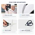 thumbnail image 4 of Ceramic Scissors Ultra Sharp Rust-proof Antibacterial for Kitchen & Craft, 4 of 5