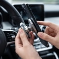 thumbnail image 5 of Magnetic Car Phone Holder, 360 Degree Rotation Universal Car Cell Phone Mount for Dashboard and Air Vent, Secure Magnet Cradle for All Smartphones, Gold, 5 of 6