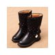 thumbnail image 2 of UKAP Botas de nieve para niñas Zapatos de invierno antideslizantes para exteriores Botas cálidas, 2 of 3