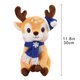 thumbnail image 3 of Deer Doll Toy With Scarf, Adorable Fawn Doll, Festive Gift For Children, Best Seller Christmas Ornament, Collectible Figurine, Foldable Design, Soft Fabric Materials, For Bedroom Decor, 3 of 9