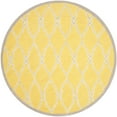 thumbnail image 2 of SAFAVIEH Cambridge Selwyn Geometric Wool Area Rug, Gold/Ivory, 6' x 6' Round, 2 of 11