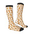 thumbnail image 4 of Lsque Christmas Elements Printed Crew Socks Men's Women's LightWeight Thin Casual Calf Socks ,Knee High Socks,Cotton Socks, 4 of 9