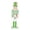 Green, variant on Dualoai Easter Bunny Nutcracker Figurine 12" Animal Sculpture for Spring Indoor Desk Yellow