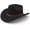 Black, variant on Cowboy Hat for Women Men Wide Brim Cowboy Cowgirl Hats Western Suede Cattleman Cowboy Hats
