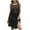 Black, variant on Taqqpue Womens Summer Dresses Casual Round Neck Sleeveless Sundress Crochet Beach Cover Up Loose Fit Flowy Tank Dress