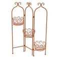 thumbnail image 1 of Plutus PBTH92626 Modern Metal Folding Planter Stand, Orange, 1 of 1
