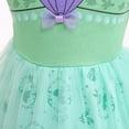 thumbnail image 5 of QEFJNO 1-6T Toddler Kids Girls Princess Dress Up Clothes Baby Girls Formal Birthday Halloween Christmas Tulle Dresses, 5 of 6