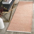 thumbnail image 3 of SAFAVIEH Boston Donnchad Geometric Cotton Area Rug, Orange, 8' x 10', 3 of 11