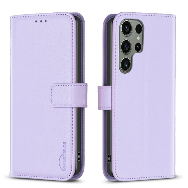 Compatible with Samsung Galaxy S23 Ultra 5G Wallet Case with Card Slots Magnetic Closure Flip Folio Cover